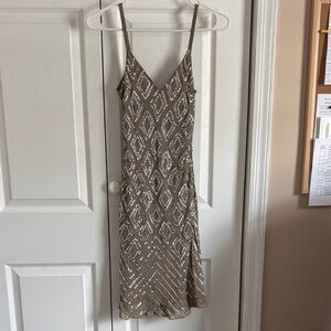 Vintage Sequin Slip Dress